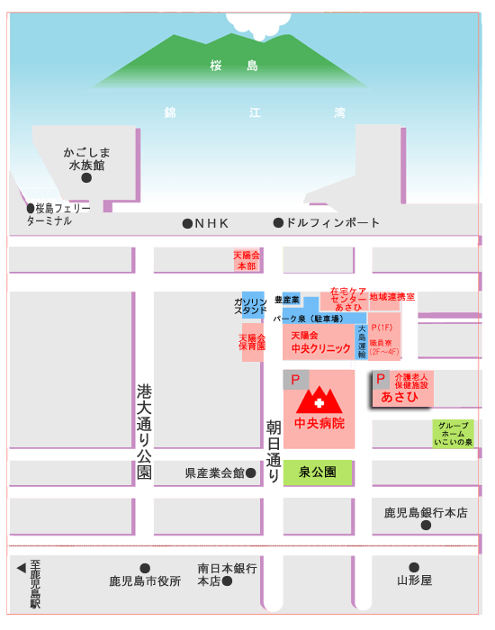 介護老人保健施設あさひ　周辺地図